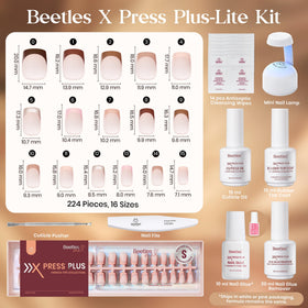 Nail file and cuticle pusher from beetles nail kit