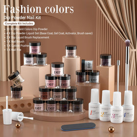 Nail file and dip powder recycling tray from AZUREBEAUTY kit