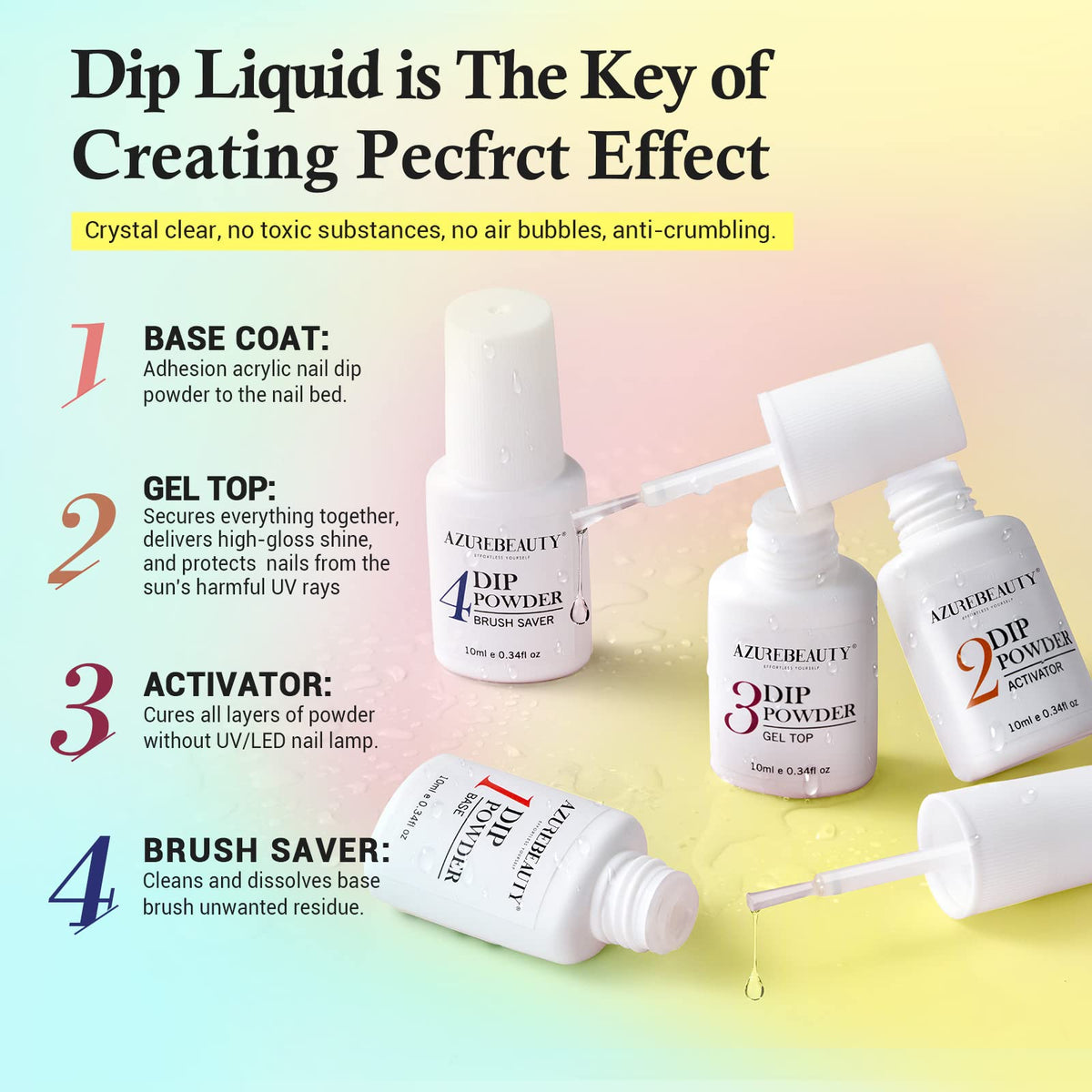 Nail file and polishing block from AZUREBEAUTY kit