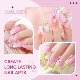 Nail file and rhinestones included in SUPWEE set