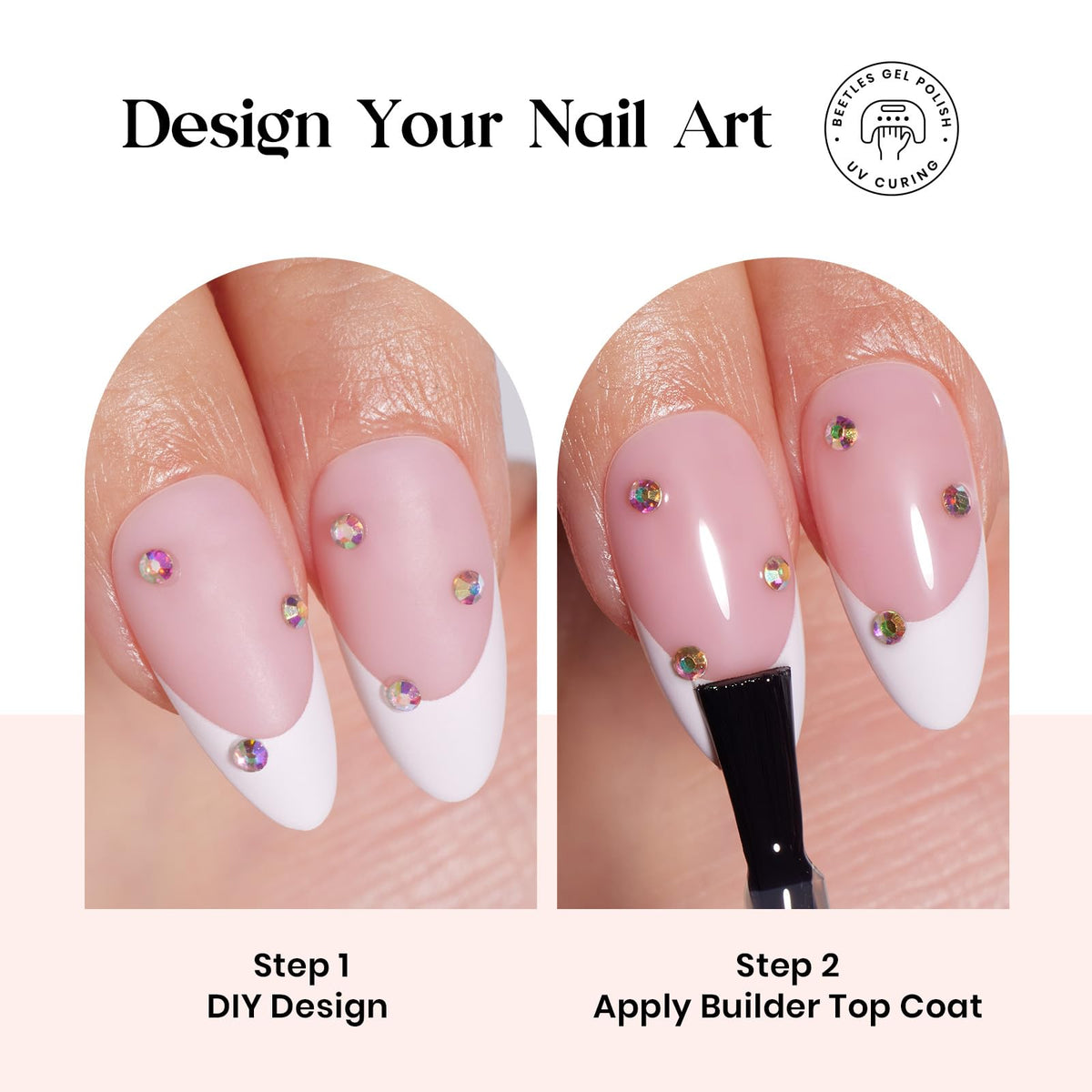 Nail file and wipes included in the press on nails kit