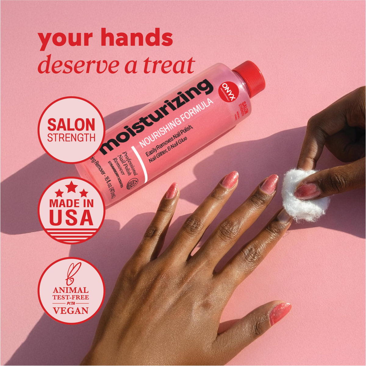 Nail file from Onyx Professional Nail Polish Remover kit