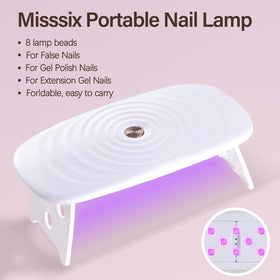 Nail File included in Misssix Short Coffin Gel Nail Tips Kit