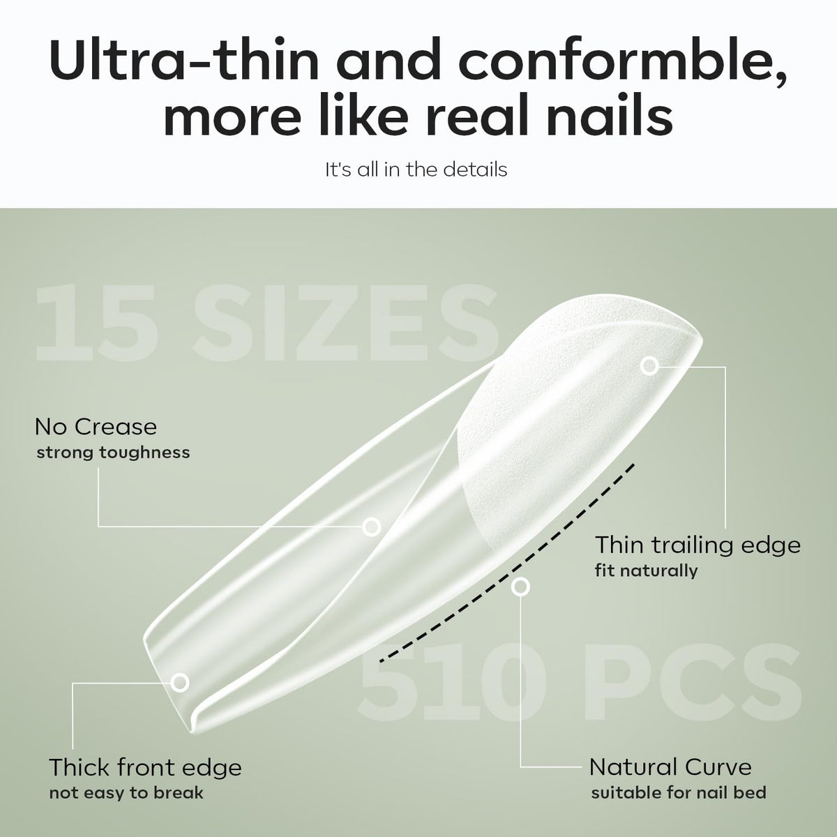 Nail File included in modelones Nail Gel Kit