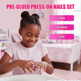 Nail file included in Townley Girl press-on nails set