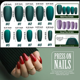Nail files included in Teenitor press on nails set