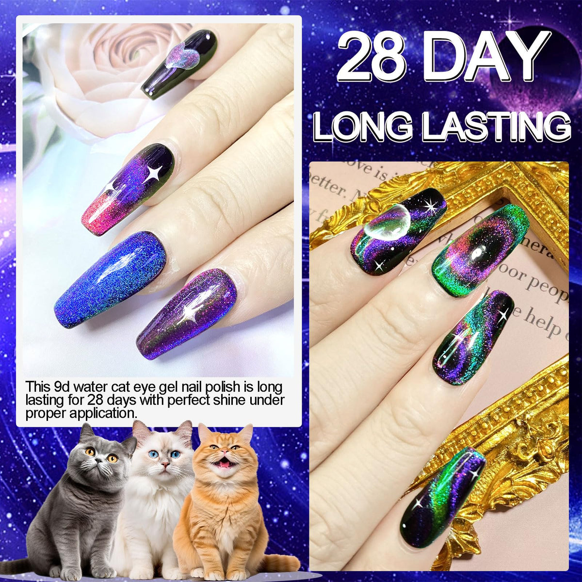 NAIL GIL Cat Eye Gel Polish in packaging with product details