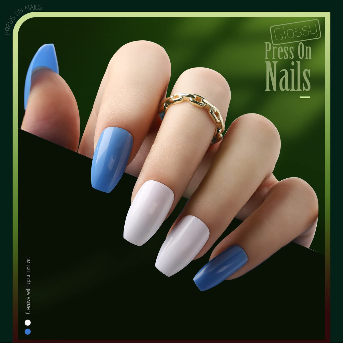 Nail glue bottle with applicator brush for easy use