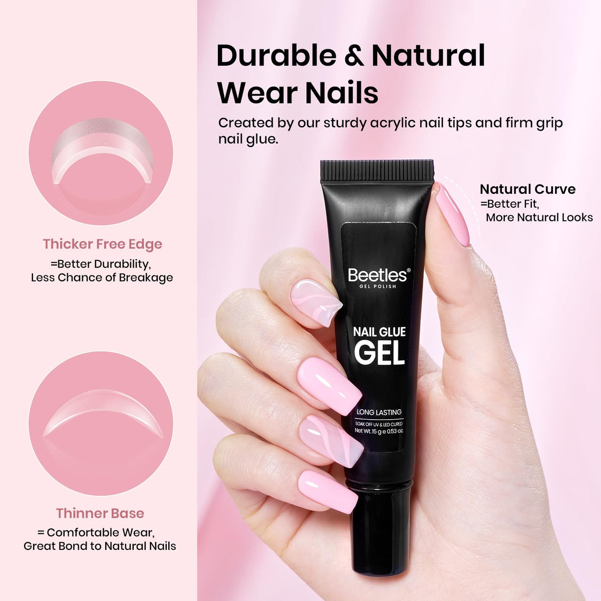 Nail glue tube from beetles Gel Nail Kit