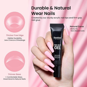 nail glue tube from beetles Gel Nail Kit for easy application