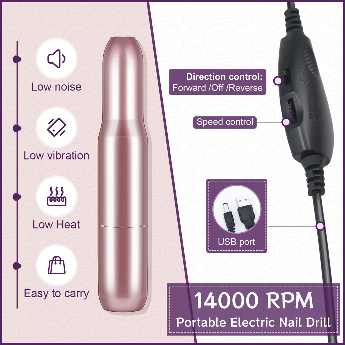 Nail lamp with LED screen from JODSONE set