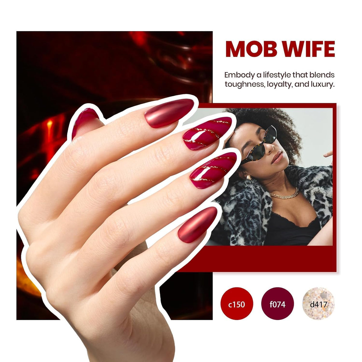 nail polish application process with beetles Gel Kit