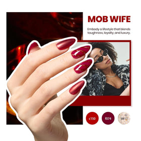nail polish application process with beetles Gel Kit