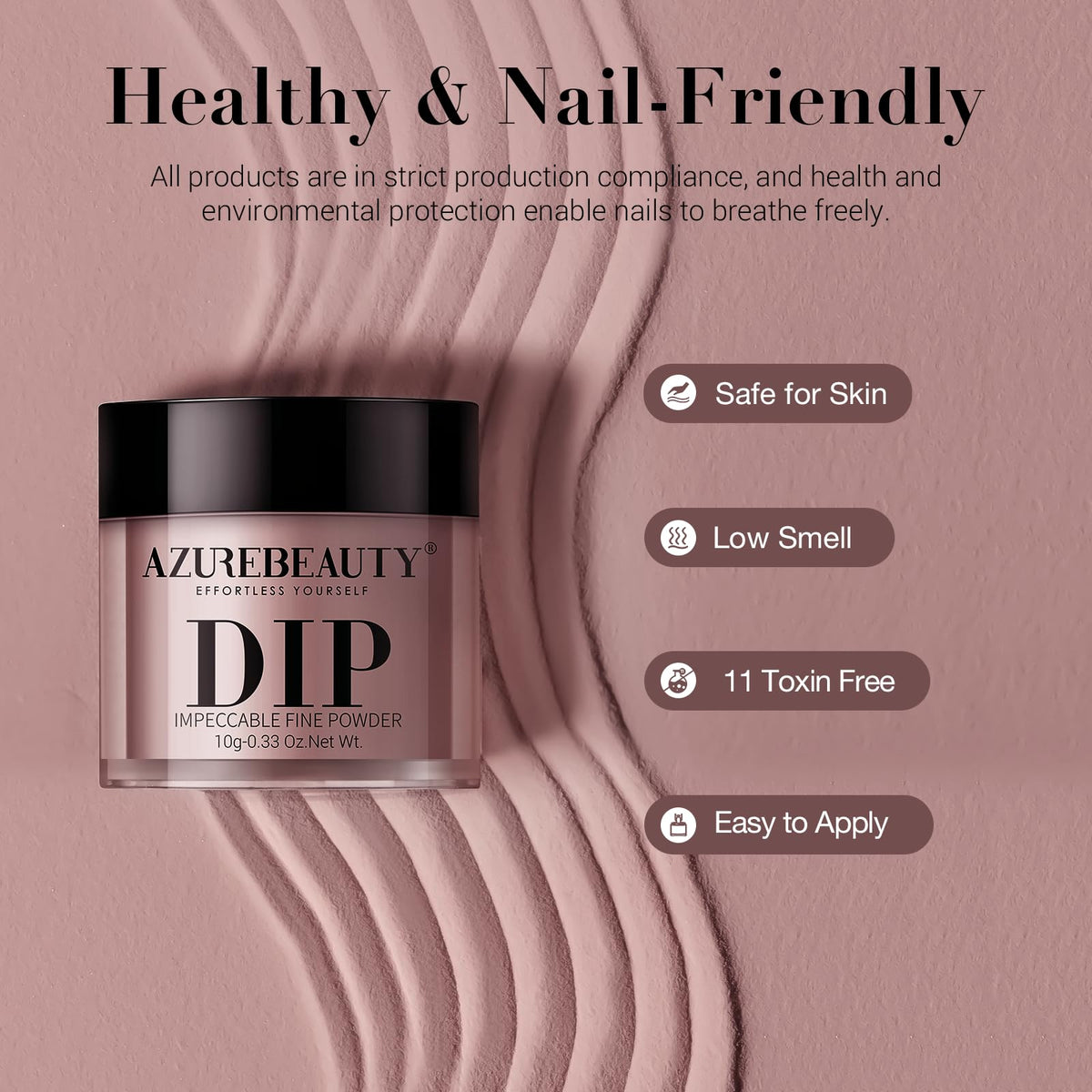 Nail polishing block and recycling tray from AZUREBEAUTY kit