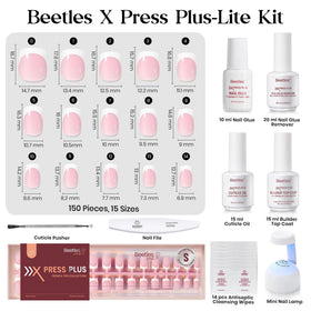 Nail remover and wipes included in Beetles kit