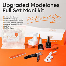 Nail Tips Clipper and Nail File included in the kit