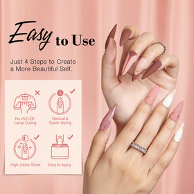 Nail tools included in AZUREBEAUTY Dip Powder Nail Kit