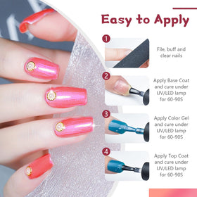 Nail tools included in JODSONE nail polish set