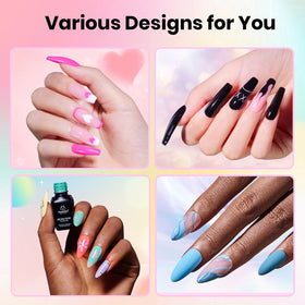 nail tools included with beetles Gel Nail Polish Kit