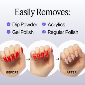 Nailboo 100% Acetone Nail Polish Remover 16 Fl Oz bottle with soak bowl