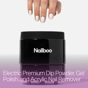 Nailboo 16 fl oz pure acetone bottle with clear label