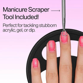 Nailboo kit showing all components including bowl and acetone
