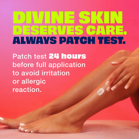 Nair Body Cream Hair Remover with floral background