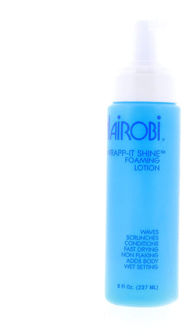 Nairobi Wrapp-It Shine Foaming Lotion 8oz side view