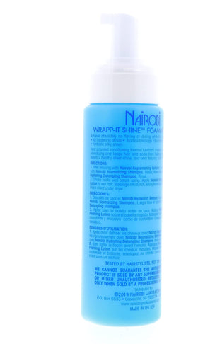 Nairobi Wrapp-It Shine Foaming Lotion 8oz texture close-up