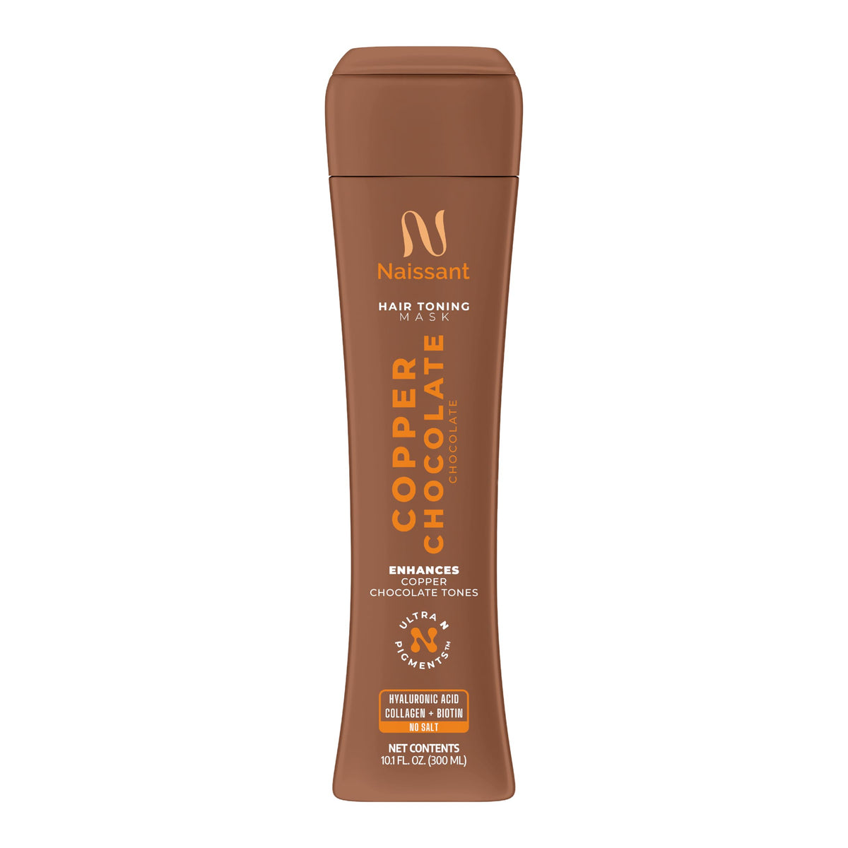 naissant Copper Chocolate Hair Toning Mask front view with packaging