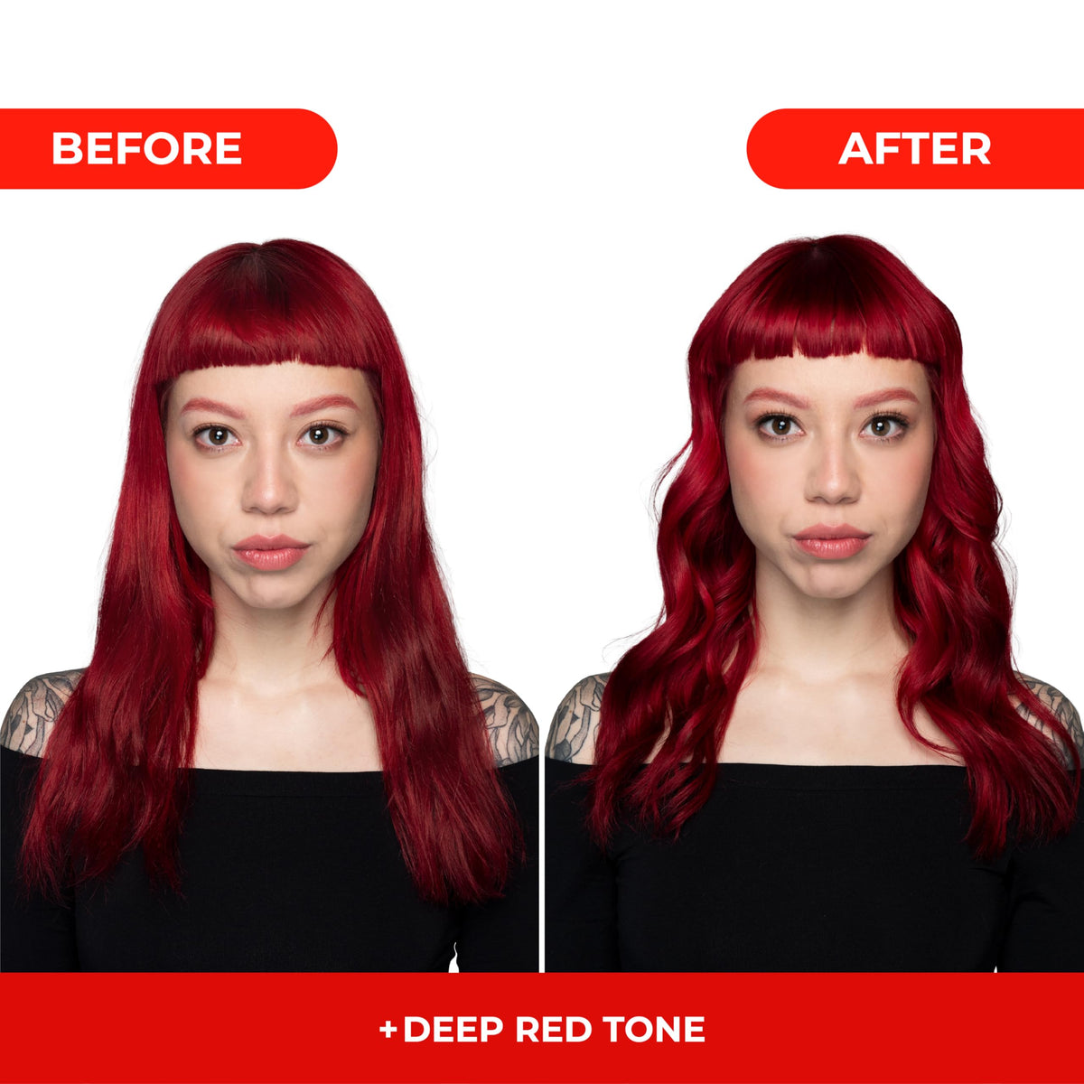 naissant Deep Red Hair Toning Mask packaging side view