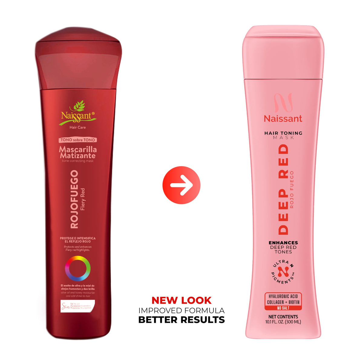 naissant Deep Red Hair Toning Mask texture close-up