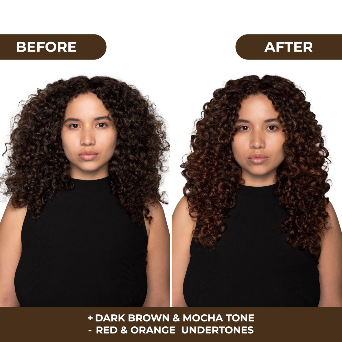 Naissant Glow Mocca Hair Toning Mask packaging side view