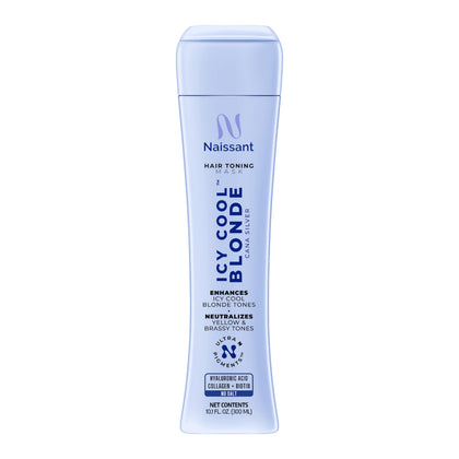 naissant Icy Cool Blonde Hair Purple Toning Mask front view