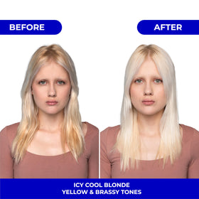 naissant Icy Cool Blonde Hair Purple Toning Mask texture close-up