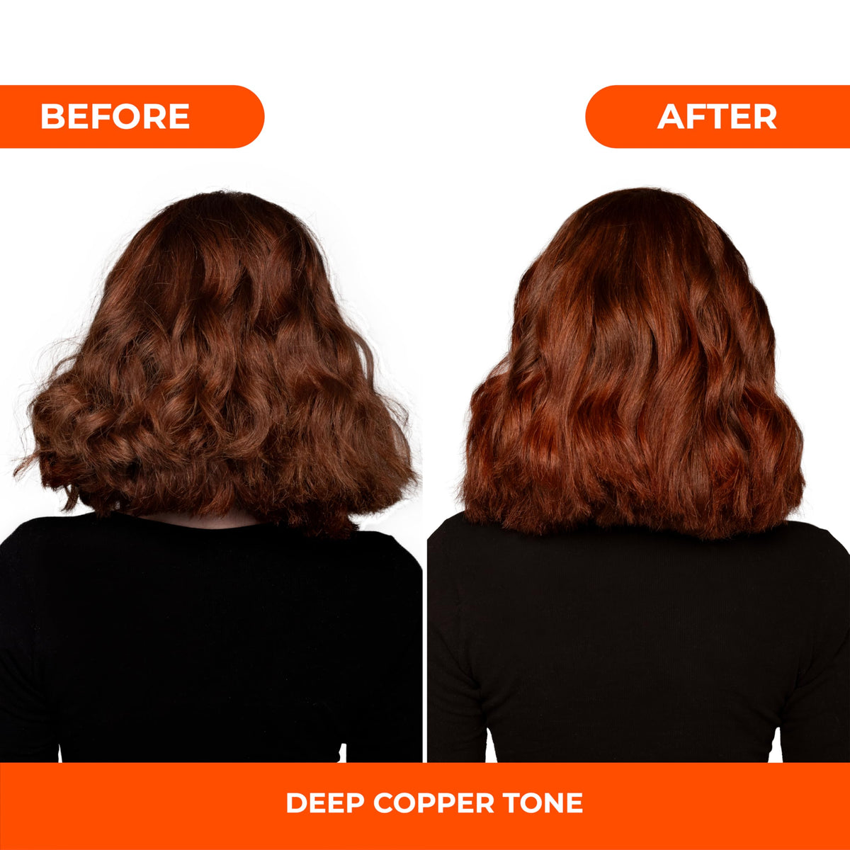 Naissant Irish Copper Hair Toning Mask application on hair