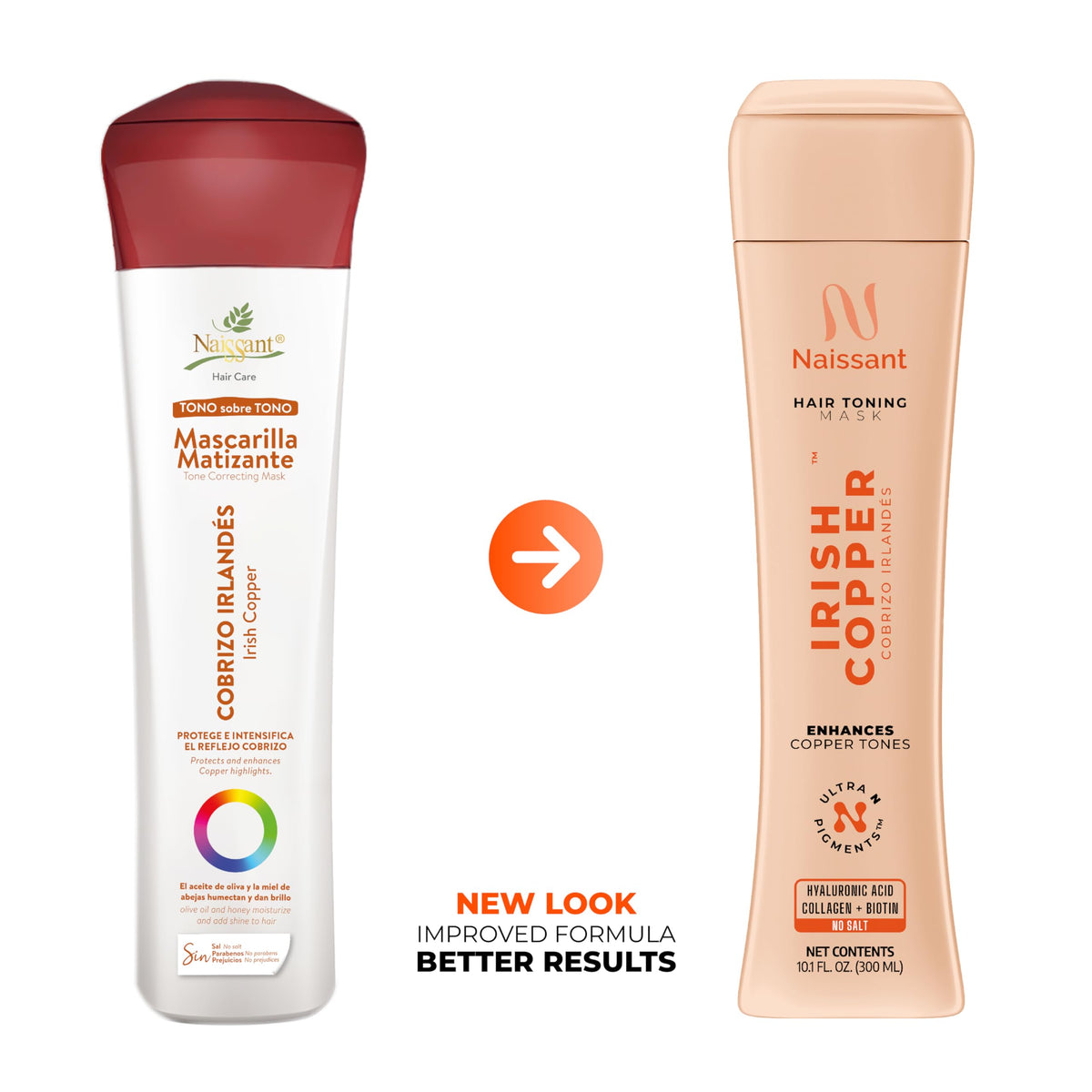 Naissant Irish Copper Hair Toning Mask texture close-up