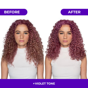 Naissant Lilac Violet Hair Toning Mask application on hair