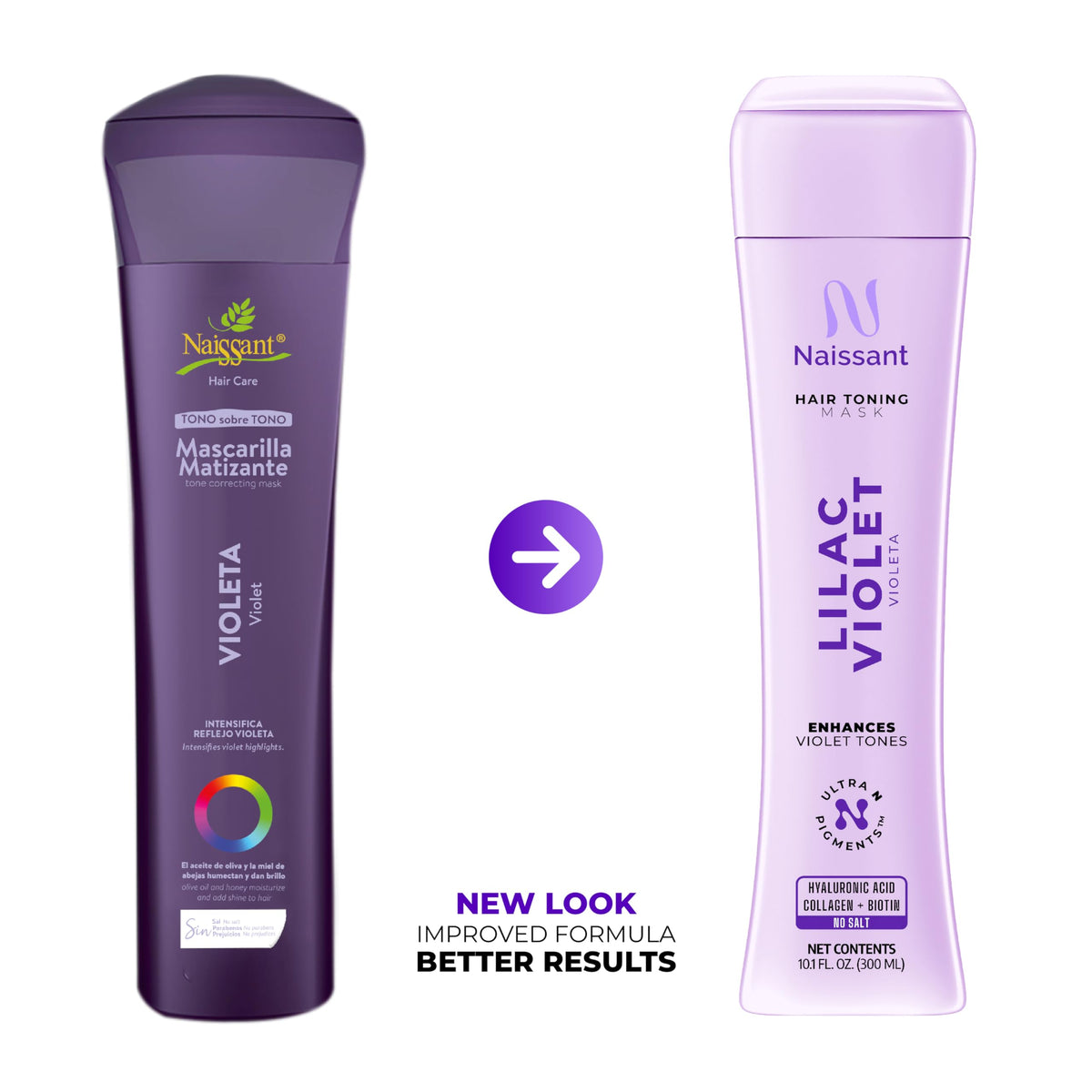 Naissant Lilac Violet Hair Toning Mask texture close-up