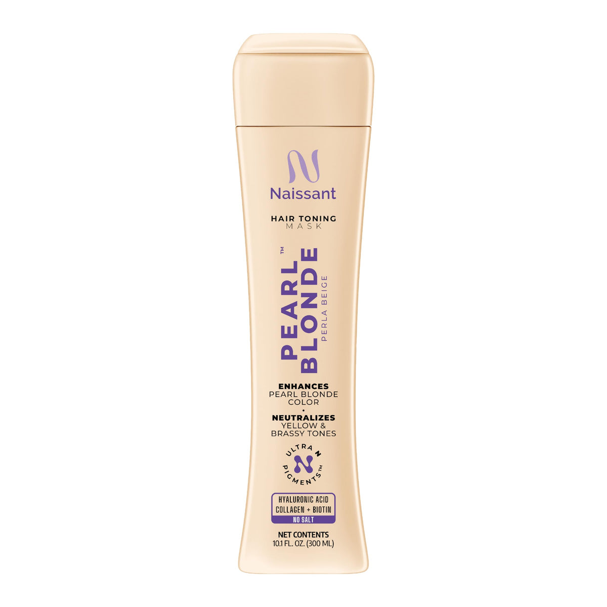 Naissant Pearl Blonde Hair Purple Toning Mask front view