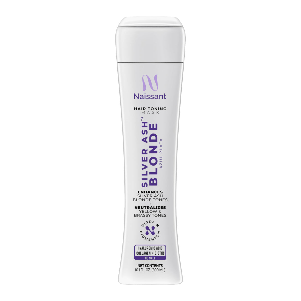 naissant Silver Ash Blonde Hair Blue Toning Mask front view