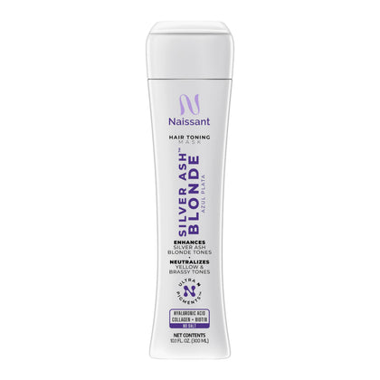 naissant Silver Ash Blonde Hair Blue Toning Mask front view