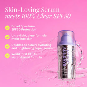Naked Sundays CabanaClear Sunscreen Serum SPF 50 back view