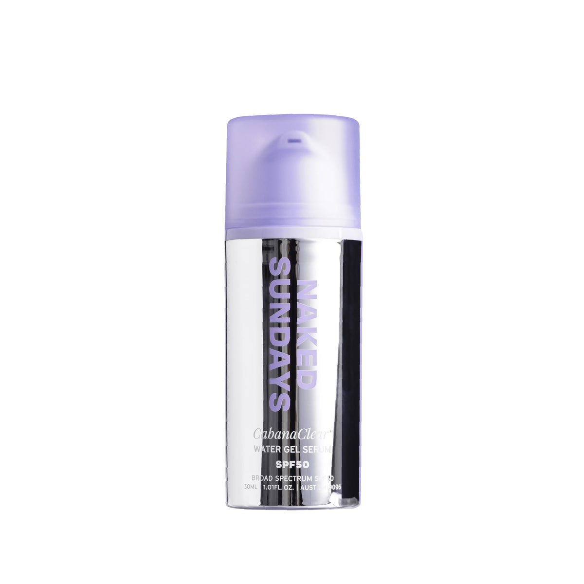Naked Sundays CabanaClear Sunscreen Serum SPF 50 front view