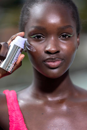 Naked Sundays CabanaClear Sunscreen Serum SPF 50 side view