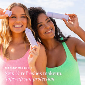 Naked Sundays Hydrating Glow Sunscreen Mist SPF 50 close-up of nozzle