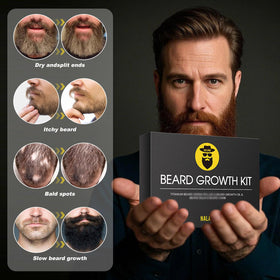 Naland beard balm in a tin with Sandalwood comb
