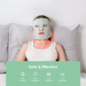 Nanoleaf LED Light Therapy Face Mask with strap extender