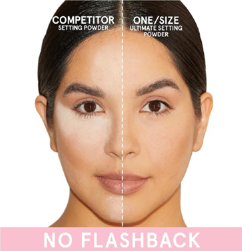 NAPH Mini Ultimate Blurring Setting Powder and acne patches side by side