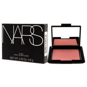NARS Blush Orgasm 0.16 oz open with brush